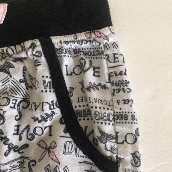 VICTORIAS SECRET COTTON MODAL GRAPHIC SAYINGS SLEEP PAJAMA PANTS XS - Picture 7 of 14